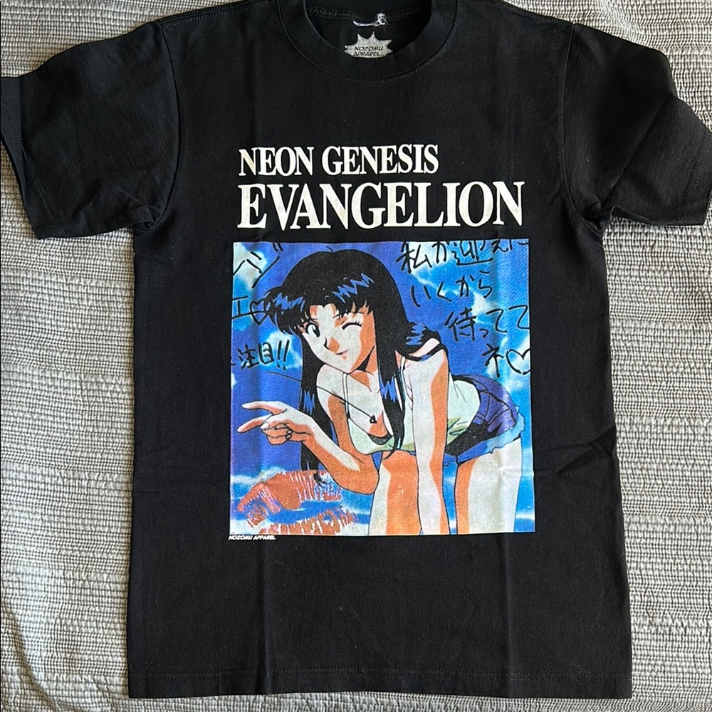 Neon Genesis Evangelion Black Graphic Bootleg